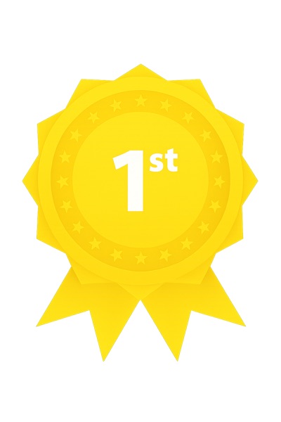 1st Place Gold Award Badge